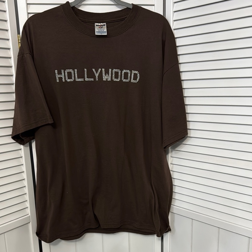 Jerzees Dark Brown Hollywood Graphic Tee